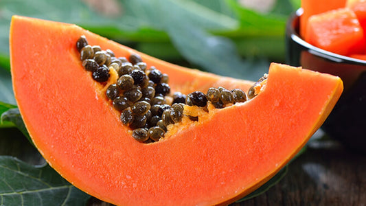 Papaya's milky texture packed with nutrients