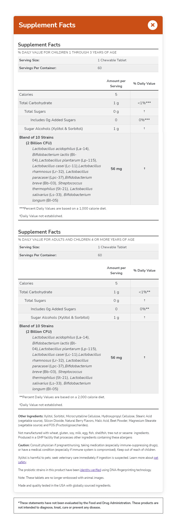 NOW Supplements, Kids BerryDophilus with 2 Billion, 10 Probiotic Strains, Xylitol Sweetened, Strain Verified, 60 Chewables--Best by 01/24 - Bloom Concept