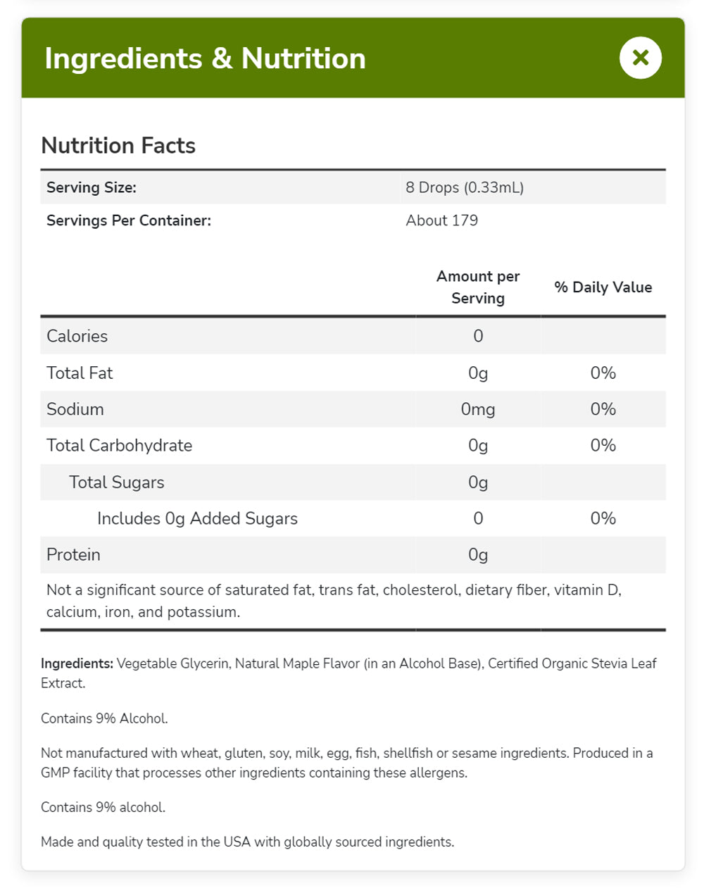 NOW Foods, Better Stevia, Liquid, Maple, Zero-Calorie Liquid Sweetener, Low Glycemic Impact, Certified Non-GMO, 2-Ounce (59 ml) - Bloom Concept