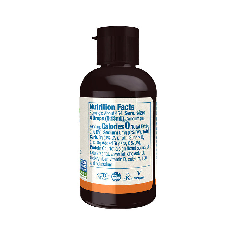 NOW Foods, Better Stevia Liquid, Original, Zero-Calorie Liquid Sweetener, Low Glycemic Impact, Certified Non-GMO, 2-Ounce (60ml) - Bloom Concept