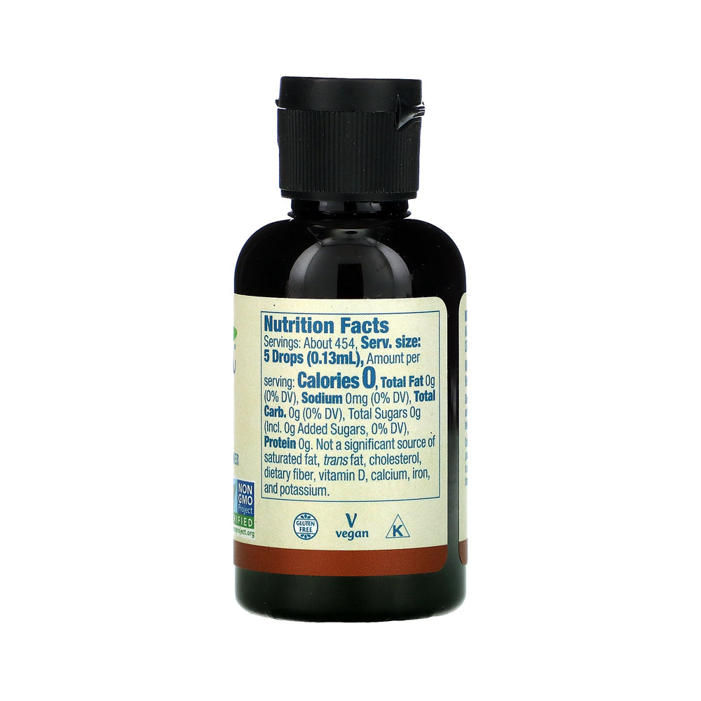 NOW Foods, Better Stevia Liquid, Hazelnut, Zero-Calorie Liquid Sweetener, Low Glycemic Impact, Certified Non-GMO, 2-Ounce (59 ml) - Bloom Concept