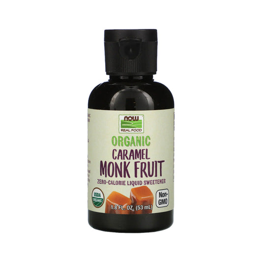 (30% OFF) NOW Foods, Organic Liquid Monk Fruit, Zero-Calorie Sweetener, Caramel, 1.8-Ounce (53ml)--Best by 01/24 - Bloom Concept