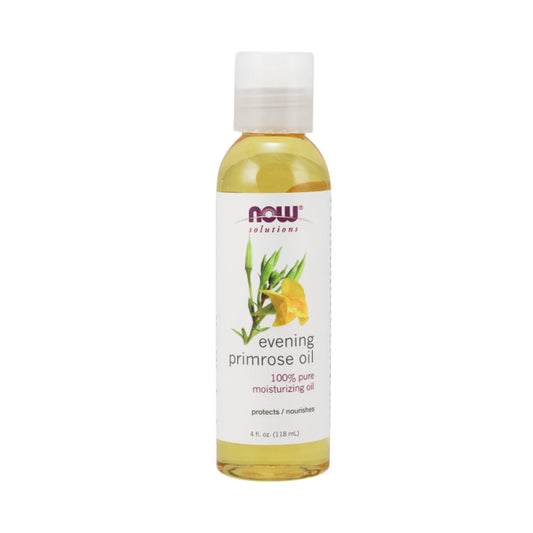 (30% OFF) NOW Solutions, Evening Primrose Oil, 100% Pure Moisturizing Oil, 4-Ounce (118 ml)--Best by 02/24 - Bloom Concept