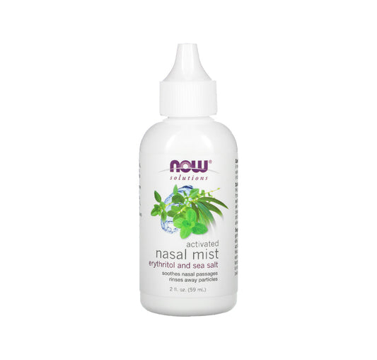 (30% OFF) NOW Solutions, Activated Nasal Mist, Soothes Nasal Passages with Erythritol and Sea Salt, 2-Ounce (59 ml) - Bloom Concept