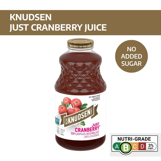 Knudsen Pure Cranberry Fruit Juice 100% Unsweetened USA (32OZ) No added sugar - Bloom Concept