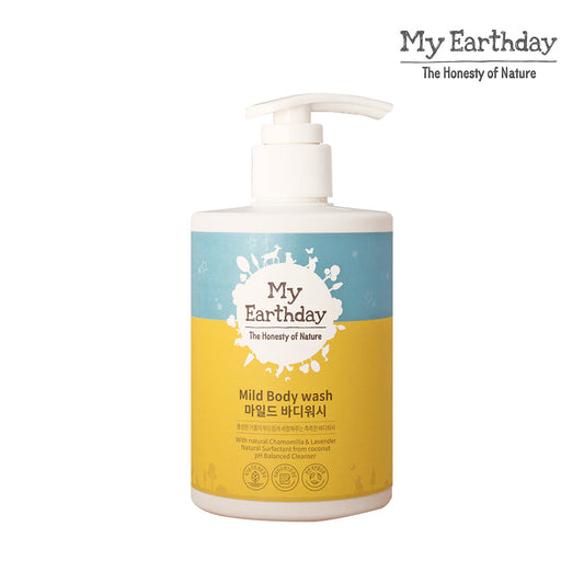 MyEarthday Mild Body Wash formulated for Baby & Kids, Hypoallergenic, Soothing & Moisturizing 300ml - Bloom Concept