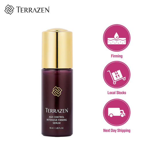 TERRAZEN Age Control Intensive Firming Serum: Micro-Nutrition for Firm, Youthful Skin with Peptide & Collagen (55ml) - Bloom Concept