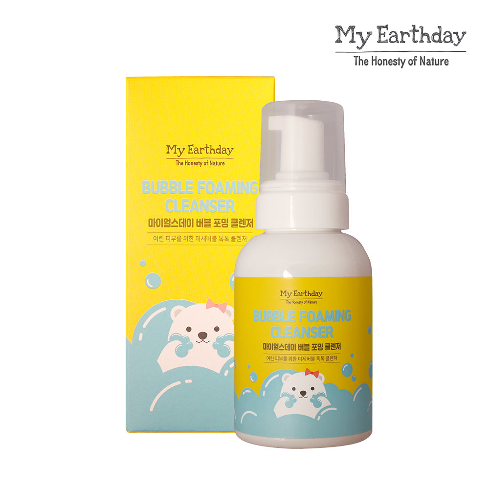 MyEarthday Bubble Foaming Cleanser formulated for Baby & Kids 300ml - Bloom Concept