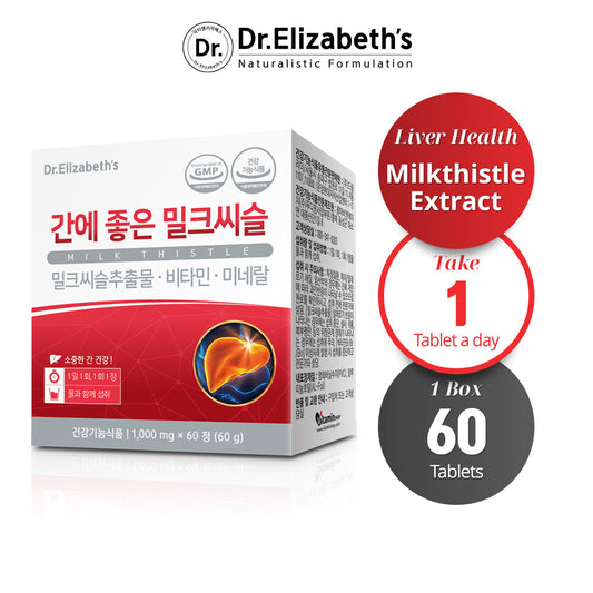 Dr. Elizabeth's Liver Support with Milk Thistle - 1,000mg x 60 Tablets for Optimal Liver Detoxification - Bloom Concept