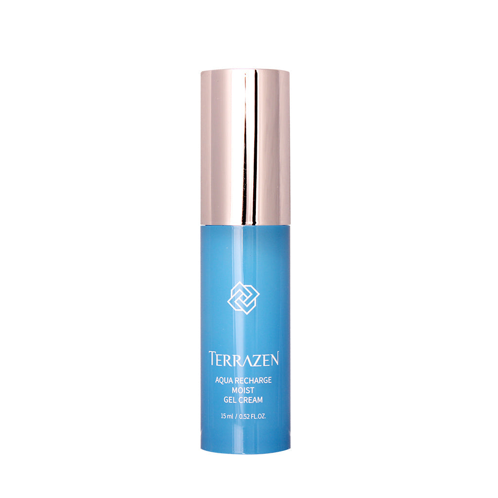 TERRAZEN AQUA RECHARGE 24H MOIST CREAM 24Hr lasting hydration - Dual Biotics, Hyaluronic Acids for ultimate hydration and nourishment 15ml/50ml - Bloom Concept