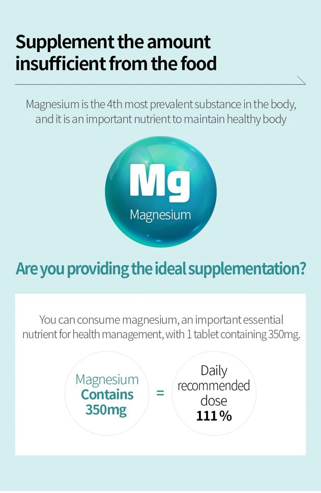 NOW FOODS Magnesium-Maintenance of the Nerve & Muscle 350mg, 60 Tablets - Bloom Concept