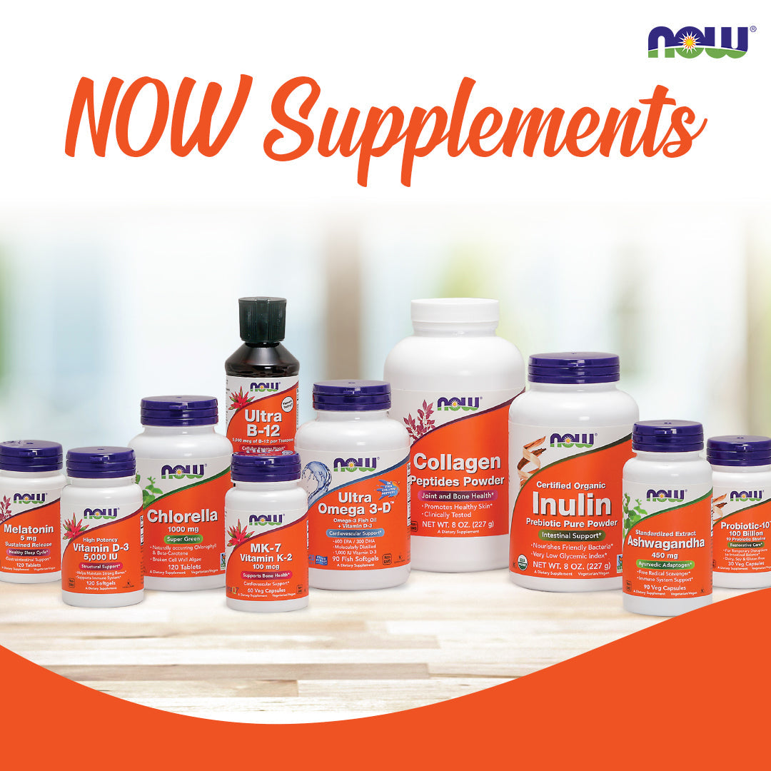 NOW FOODS Supplements, Vitamin B-12 5,000 mcg, With Folic Acid, Nervous System Health*, 60 Lozenges - Bloom Concept